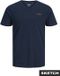 JACK&JONES JJBLAZE TEE SS V NECK T-shirt Homme Coton Navy Blazer