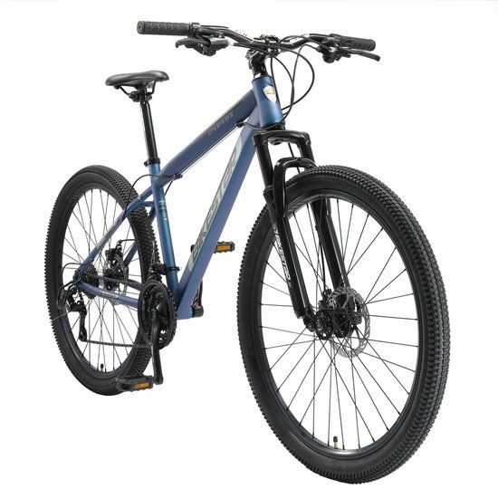 Bikestar Hardtail Mountainbike - 27.5 Inch - 21 Speed - Blauw - Unisex