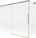 Mexen Rox L paroi de douche 2 pièces coulissant 180 + 80 x 150 cm, transparent, cuivre brossé