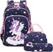 Unyqoos® Sac à dos rose respectueux des enfants avec licorne pour l'école et un usage quotidien