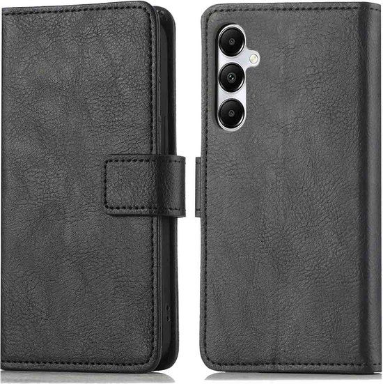 iMoshion Hoesje Samsung Galaxy A34 5G - Book Case - Zwart - Met Pasjeshouder