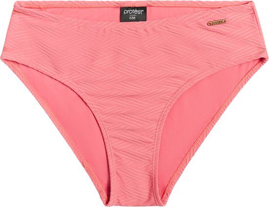 Protest Mixcatwalk Bikini Broekje Dames High Waist Gestreept Roze XXL (44)