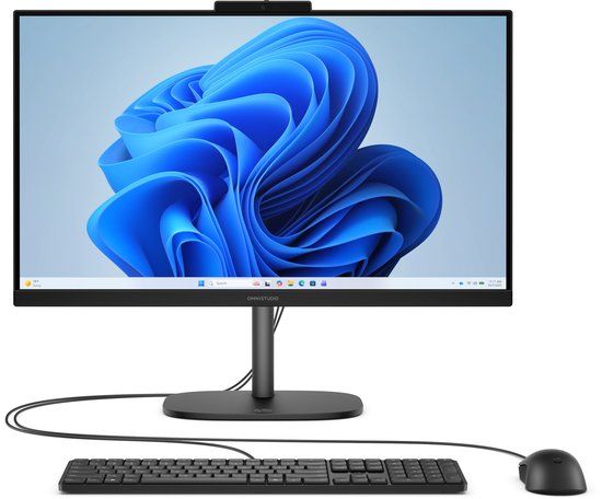HP OmniStudio AiO 24-cv0050nd PC NLSgl AMD Ryzen™ 5 220 60,5 cm (23.8") 1920 x 1080 Pixels 8 GB DDR5-SDRAM 512 GB SSD Windows 11 Home Wi-Fi 6 (802.11ax) Zwart