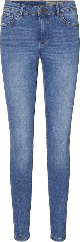 Vero Moda VMTANYA MR S PIPING JEANS - Blauw - Maat L/32