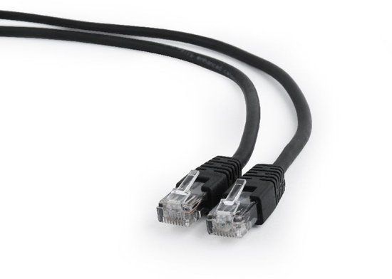 Cablexpert UTP Category 6 Rigid Network Cable GEMBIRD PP6U-0.5M Black 50 cm