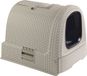 Curver Kattenbak met lade - Gesloten kattenbak - Kattentoilet - Met schep - Warm Grey - 51x38,5x39,5 cm