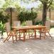 Maison Exclusive - Ensemble de salle à manger d'extérieur 5 pièces en bois massif d'acacia et Textilene