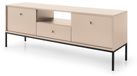 3E 3xE living.com 3xE living Meuble TV 154 cm, beige, poignée noire