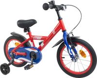 vidaXL Kinderfiets 12 Inch Rood