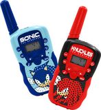 OTL Technologies Sonic the Hedgehog - digitale walkie talkie voor kinderen - USB-C opladen - met zaklampfunctie - 1 kilometer bereik