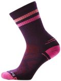 Smartwool Hike Light Cushion Tube Stripe Crewsokken Paars EU 42-45 Vrouw