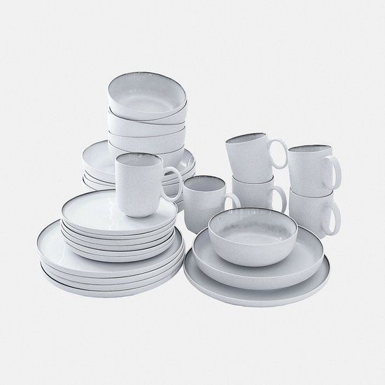 LOBERON Servies set van 30 Eiruna crème