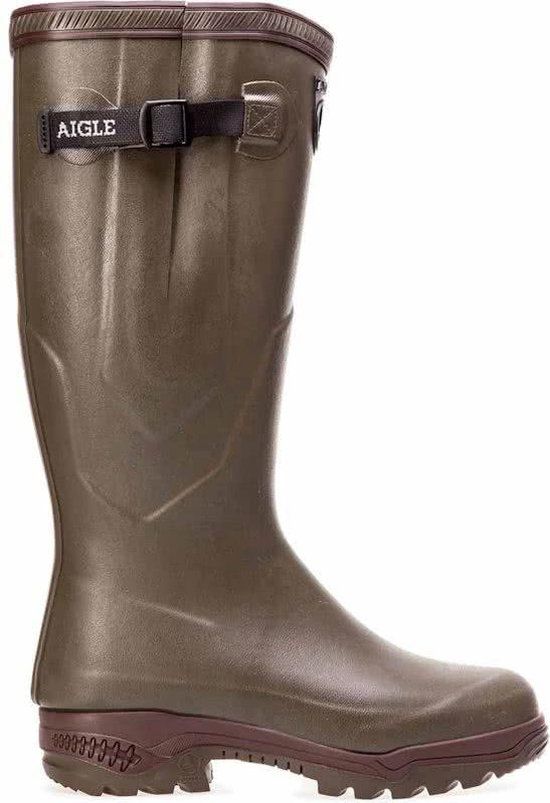 Aigle Parcours 2 Iso Regenlaarzen - Maat 38 - Kaki Groen - Unisex