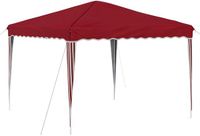 vidaXL Pop-up Feesttent Bordeauxrood Oxford Stof 288 x 288 x 245 cm
