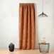 HomeMaison Rideau inbetween thermique et insonorisant, polyester, orange foncé, 135x260 cm