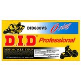 DID CHAIN 630V (Black & Black) - Length: 98 links with rivet joint (ZJ)