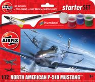 Airfix Modelbouwpakket Militaire voertuigen - 55013 North American P-51D Mustang - Starter Set Plastic - 1:72