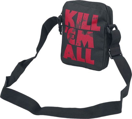 Metallica Rocksax - Kill 'Em All Blood Unisex Schoudertas - zwart/rood - Standard