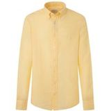 Hackett Garment Dye Linen B Chemise Jaune