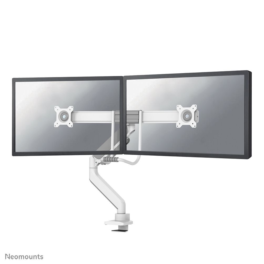 Neomounts DS75-450WH2 Monitor Arm | Dual Monitor | 17-32" | White