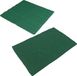 Urban Living Tapis de douche antidérapant et anti-éclaboussures / tapis - ensemble de salle de bain - caoutchouc/polyester - vert foncé