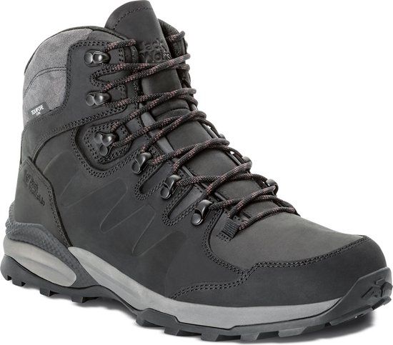 Jack Wolfskin Refugio Prime Texapore Mid Wandelschoenen - Antraciet/Grijs