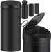 Wan GmbH Capteur Poubelle Automatique - Poubelle en Acier Inoxydable - 30 Litres - Noir
