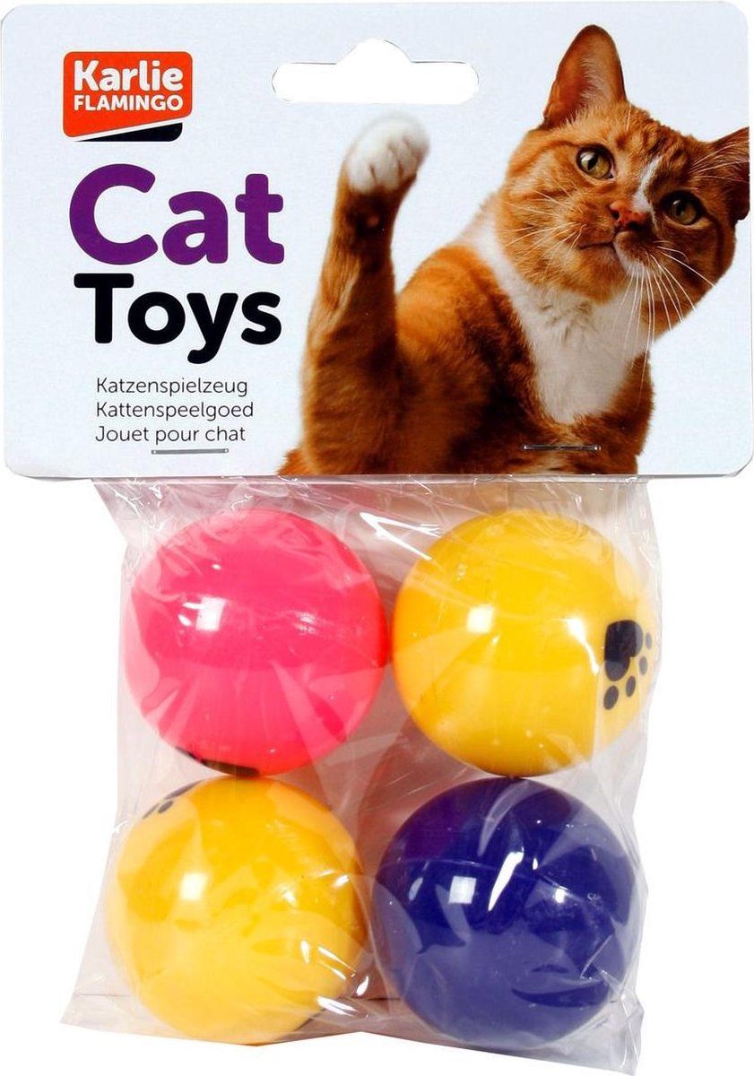 FLAMINGO Pingpong balls - 4 cm - Assorted Colours