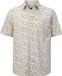 Babista Heren Overhemd Met Korte Mouwen - Beige - Maat 45/46 - Katoen - Regular Fit - Casual