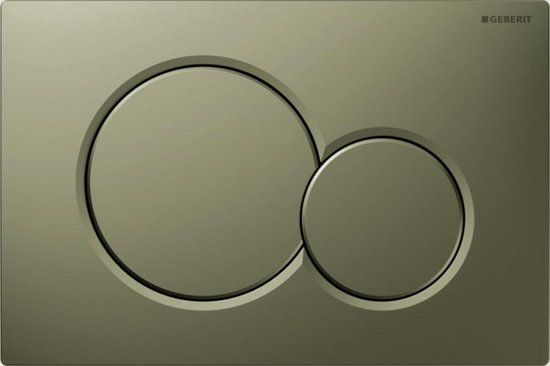 Geberit Sigma 01 Bedieningsplaat - Mat Legergroen - Frontbediening - Kunststof - 8719304480709