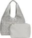 Usha 2-in-1 draagtasset zilver