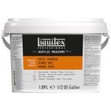 Liquitex 5347 Professional matte vernis, eindvernis voor acrylverf - halfmat oppervlak, vergeelt niet, verouderingsbestendig, sneldrogend, archiefkwaliteit - fles van 1,89 liter, kleurloos