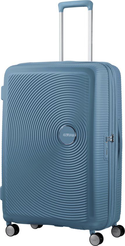 American Tourister Soundbox Spinner 77/28 TSA - Stone Blue - 110 l
