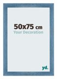 Your Decoration Cadre puzzle 50x75 cm Bleu clair balayé