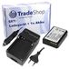 Trade Shop Accu + USB-accu snellader voor Canon LP-E10 EOS 1100D 1200D 1300D 2000D 4000D