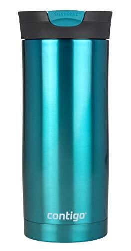Contigo Huron Snapseal thermosbeker, roestvrijstalen isoleerbeker, koffiebeker-to-go, lekvrij, houdt tot 7 uur warm, vaatwasserbestendig BPA-vrij deksel, 470 ml