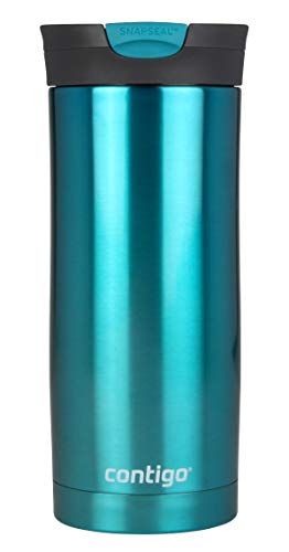Contigo Huron Snapseal thermosbeker - 470 ml - roestvrij staal - lekvrij - houdt 7 uur warm - vaatwasserbestendig - BPA-vrij