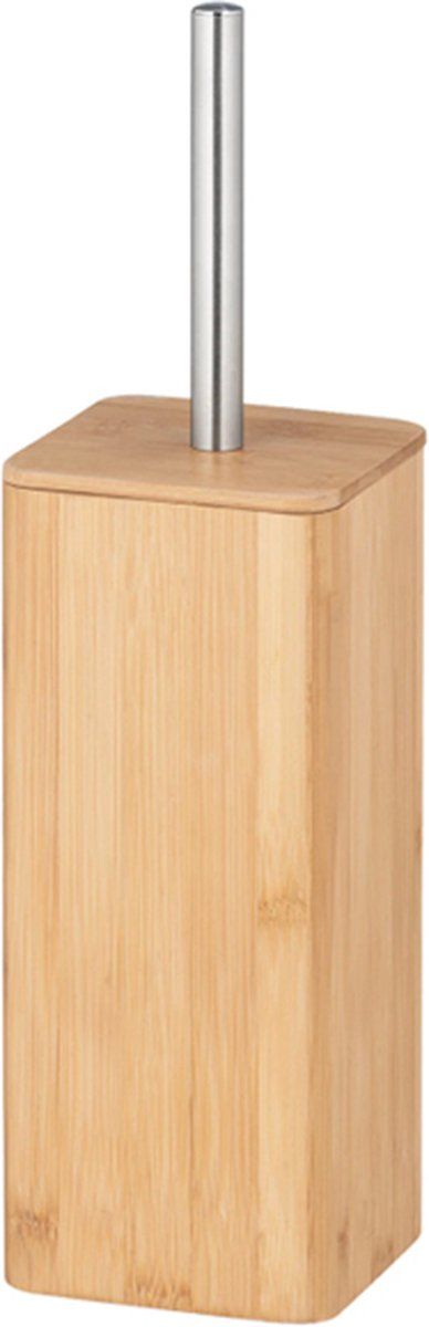 WENKO Toiletborstelhouder - Bamboe - 4008838320099