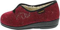 Fischer Dames Bordeaux Pantoffels Maat 39