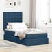 Maison Exclusive Lit de rangement exclusif avec matelas, couleur bleu, dimensions 90 x 200 cm, revêtement en tissu