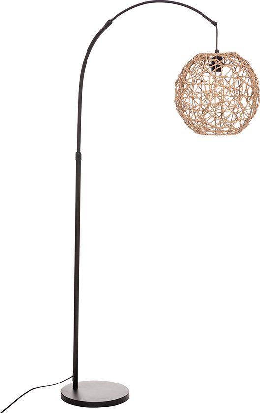 Vloerlamp Matu - Beige - Rond - E27 - Merkloos