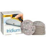 Mirka Iridium schuurpapier Ø 77 mm Grip 20 gaten klittenband 500 korrel