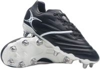 Gilbert Rugbyschoenen X20 Power LO 8S Zwart/Wit Maat 44