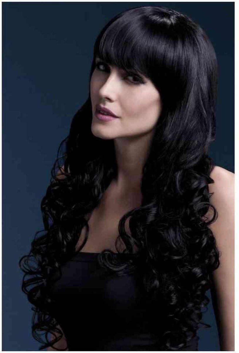 Fever London Isabelle Wig, 26inch/66cm - Zwart - Synthetisch