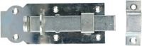 Deltafix Verrouillage coulissant/Verrouillage cadenas - 1x - 14 x 4.5cm - Acier zingué argenté
