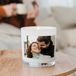 YourSurprise Kaarshouder van glas met foto - 10 x 10 x 10 cm