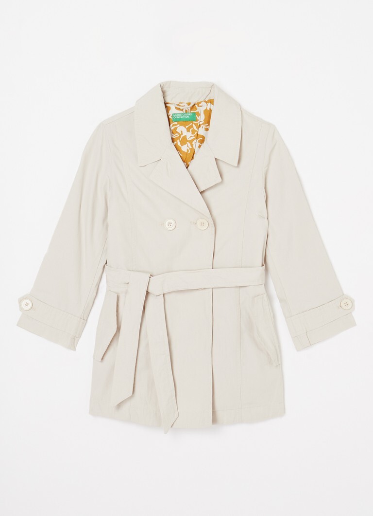 Benetton Benetton Trenchcoat met ceintuur