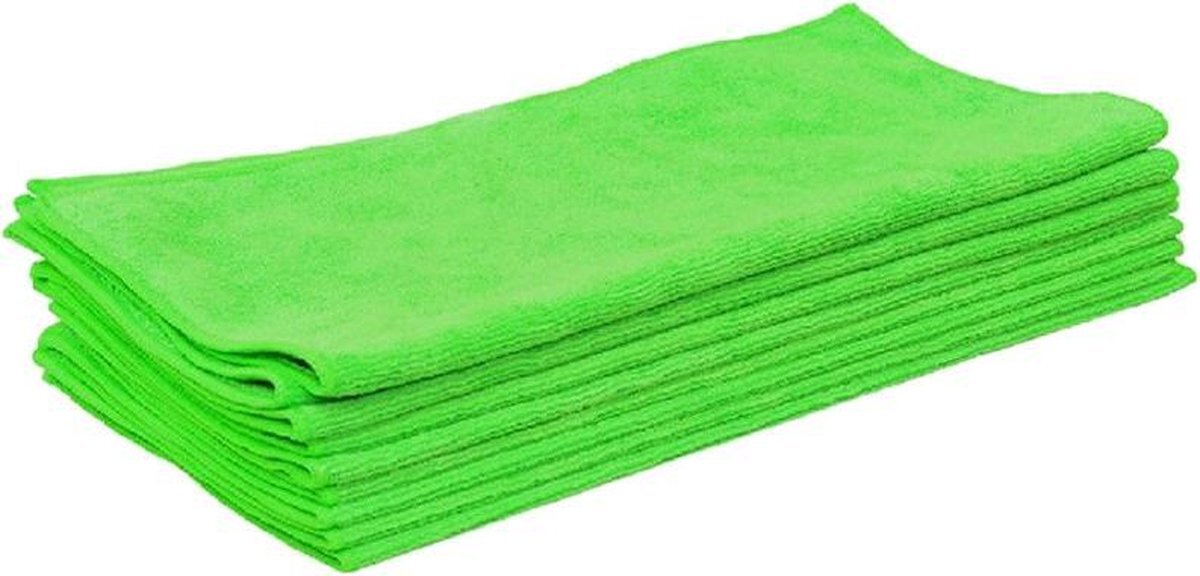 Martin Cox microvezeldoek Heavy Duty 40 x 40 cm groen 10 stuks