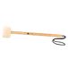 Sonic Energy Gong en klankschaal hamer - 37 cm - met kleine synthetische fleece kop (6,5 cm) - polsband inbegrepen (MGM1)