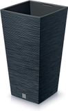 Prosperplast Bloempot Hoog Vierkant Furu Square 35x35x66cm Antraciet